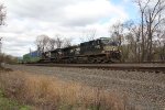 NS 9799 and 1150 take train 28X through Cove PA